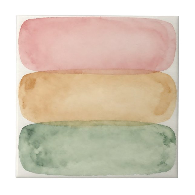 Camadas de Bloco de Cor Pastel Aquarela (Frente)
