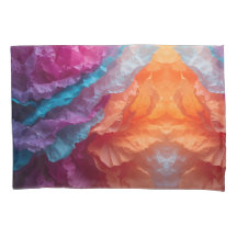 Camadas de Papel de Seda Abstrato Luminoso