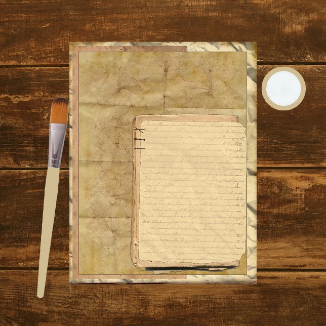 Camadas de Papel Escrapbook Vintage 9 (Criador carregado)