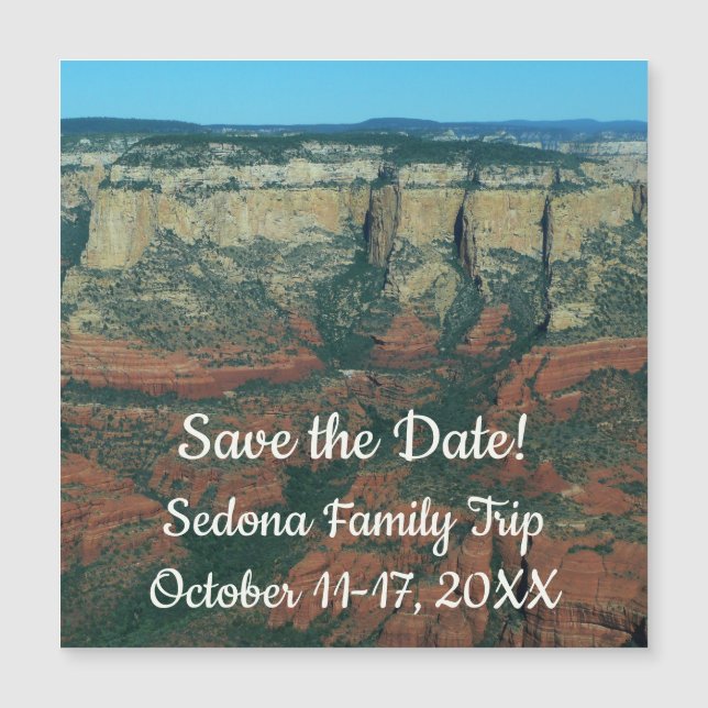 Camadas de Rochas Vermelhas na Arizona de Sedona (Frente)