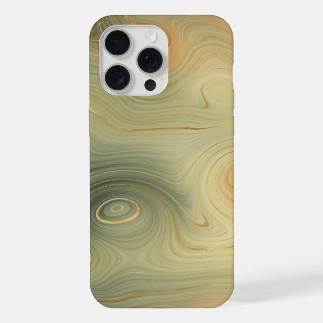 Camadas Douradas | Ágata Laranja Queimada Verde (Verso)