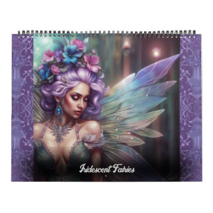 Camadas iridescentes por Ivy e Bat Art Calendário