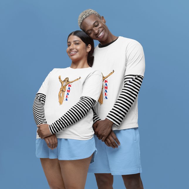 Camala Camiseta Básica de Mulheres (Criador carregado)