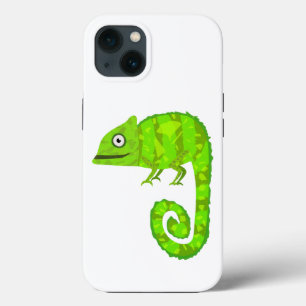 Camaleão bonito verde