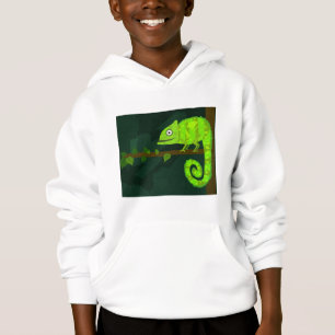 Camaleão verde fofo