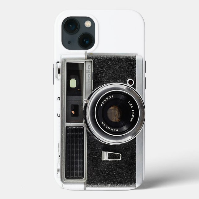 Câmara de Vintagem Minolta Hi-Matic (Verso)