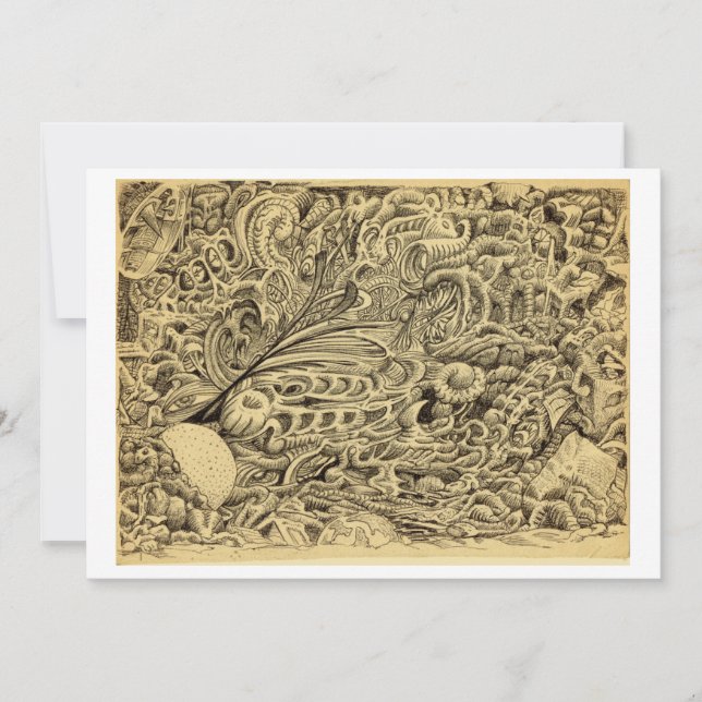 Câmara Doente, por Brian Benson Flat Card (Frente)