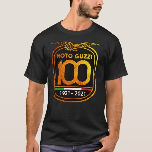 Camarada 100ª Moto Guzzi - Camisa Essencial (Frente)