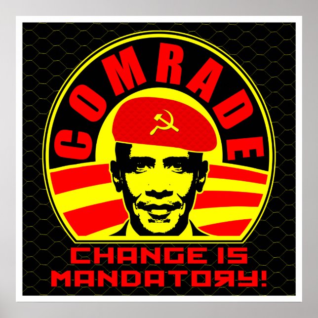 Camarada Obama Poster (Frente)