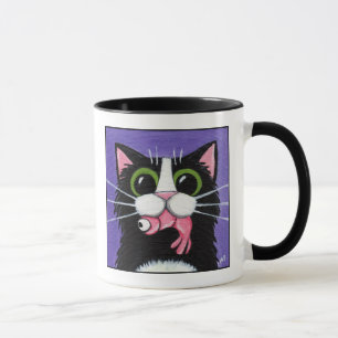 Camarão obtido - caneca do gato