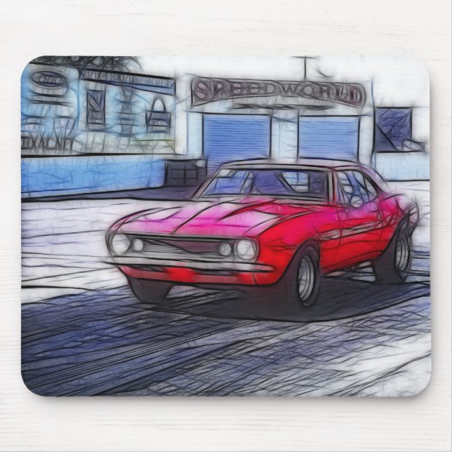 Camaro clássico Mousepad (Frente)