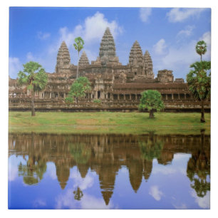 Camboja, Kampuchea, templo de Angkor Wat.