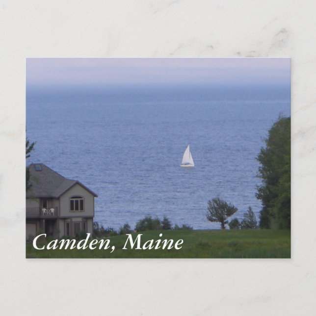 Camden, cartão postal Maine (Frente)