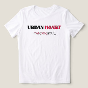 CAMDEN CITY LOVE URBAN HEART Preto Carmesim Femini