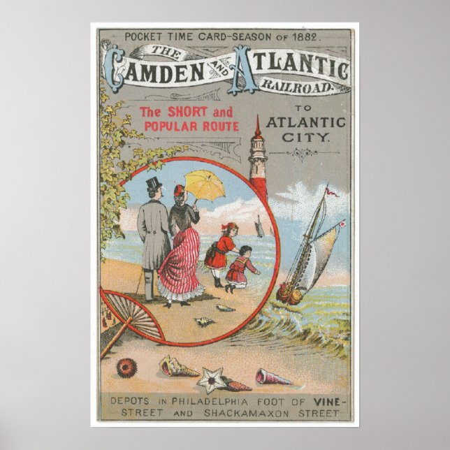 Camden e Atlantic Railroad Poster (Frente)