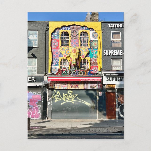 Camden Town, Londres - Cartão postal britânico (Frente)