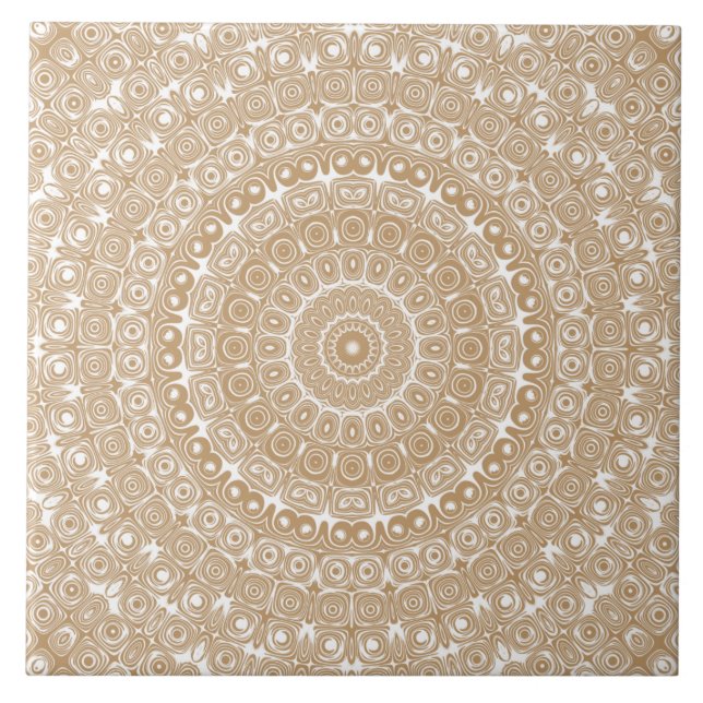 Camel Brown Mandala Design (Frente)