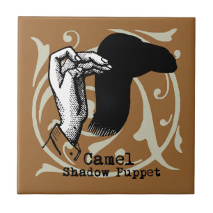 Camel Hand Puppet Shadow Games Vintage