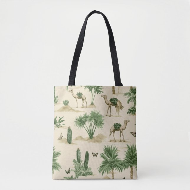 "Camel Journey Tote Bag" (Frente)