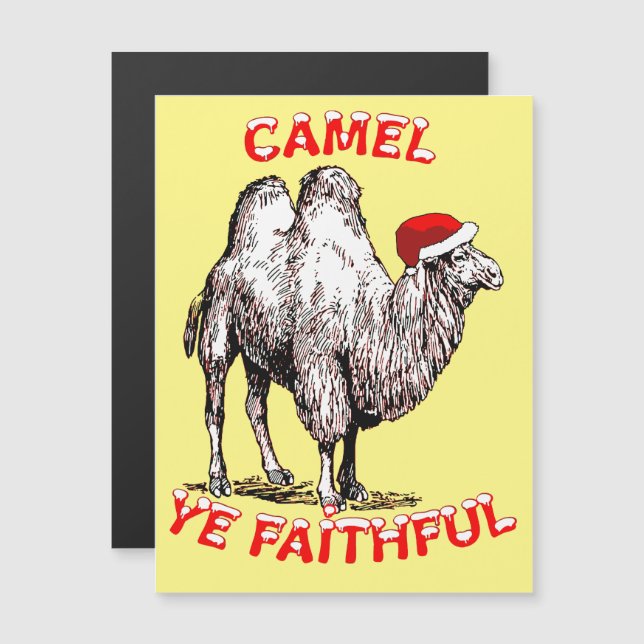 Camel Ye Design de Férias Feriadas e Faitivas (Frente/Verso)