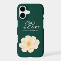 Camélia Floral Branca Elegante Verde-escuro Botâni