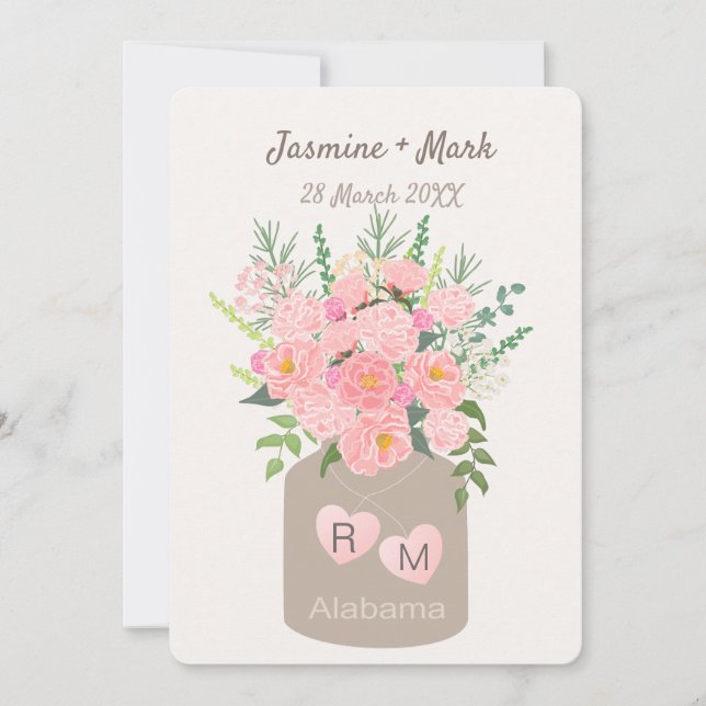 Camellias pintou o casamento floral do estado do A (Frente)