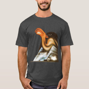 Camelo intitulado arte de álbum clássico camiseta