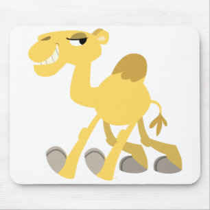 Camelo legal e bonito Mousepad dos desenhos