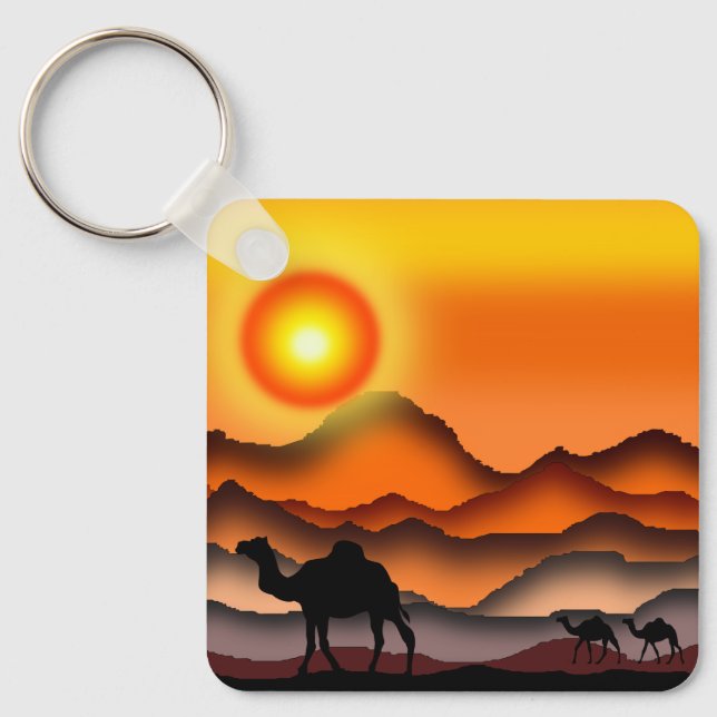 Camels Chaveiro Beauily Desert Sunset (Frente)