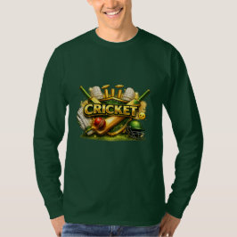 Câmera de ouro Esporte Inspirado Camiseta Manga Lo