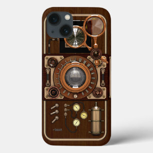 Câmera de Steampunk TLR do vintage
