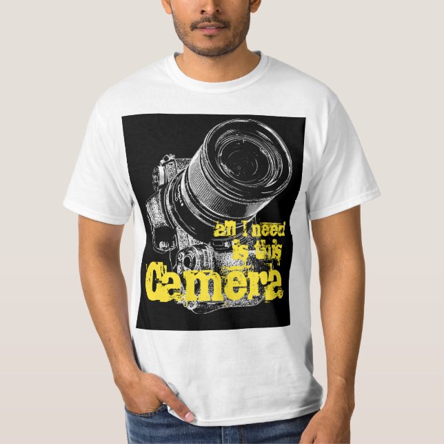 Câmera legal de camisetas fotógrafos (Frente)