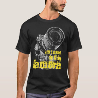 Câmera Legal de camisetas fotógrafos
