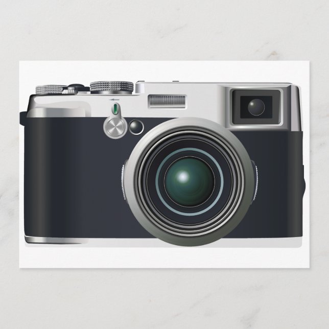 Câmera preta antiga (Frente)