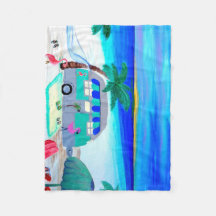 Câmera retrorreflectora na praia lança cobertor