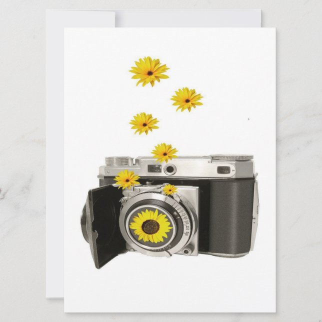 Câmera Sunflower - Funny Sunflower Lover Gift (Frente)