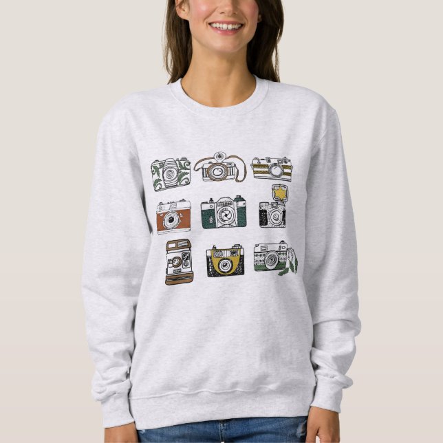 Câmeras de Camisas Fotográficas (Frente)