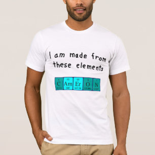 Cameron - Cameron - Camisa de nome de mesa periódi