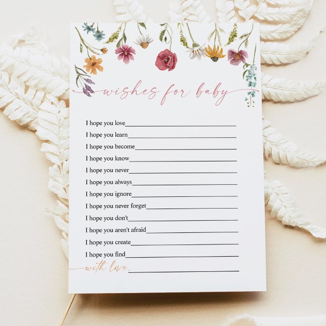 CAMILLA Wildflower deseja cartão de filhotes (Criador carregado)