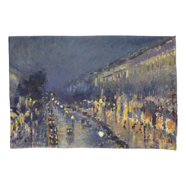 Camille Pissarro - Boulevard Montmartre à Noite (Frente)