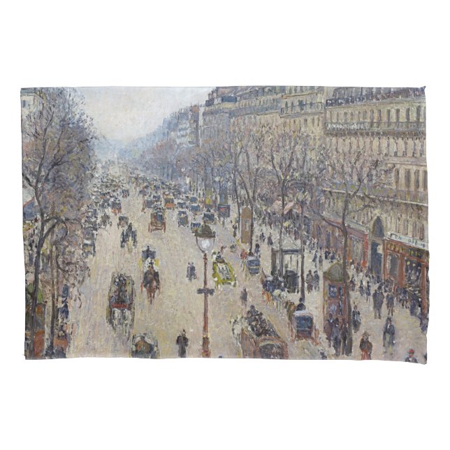 Camille Pissarro - Boulevard Montmartre, manhã (Frente)