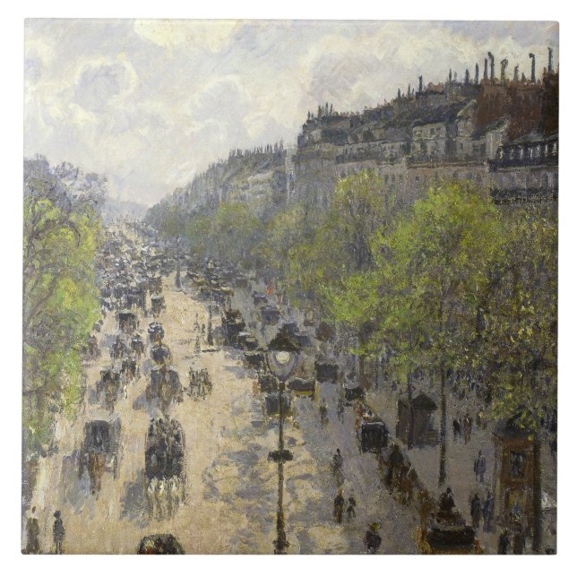 Camille Pissarro - Boulevard Montmartre, Primavera (Frente)
