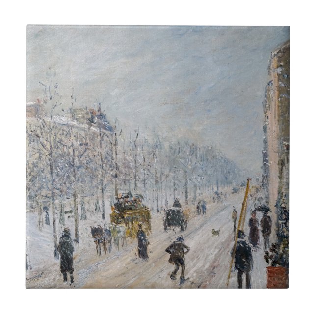 Camille Pissarro - Boulevares Exteriores, Efeito d (Frente)