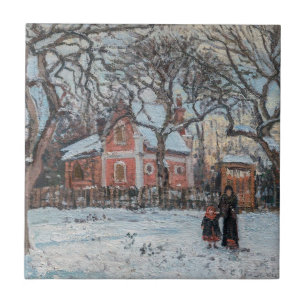 Camille Pissarro - Castanheiros em Louveciennes