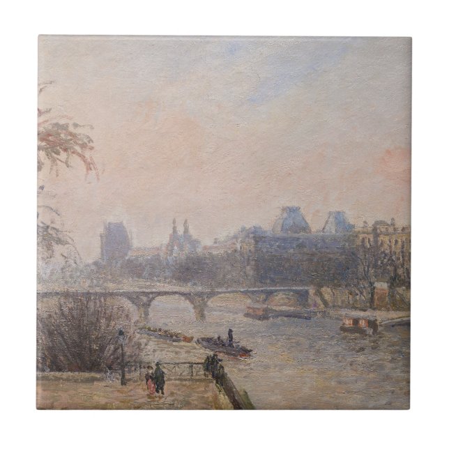 Camille Pissarro - O Sena e o Louvre (Frente)