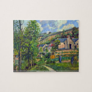 Camille Pissarro - paisagem no quebra-cabeça de