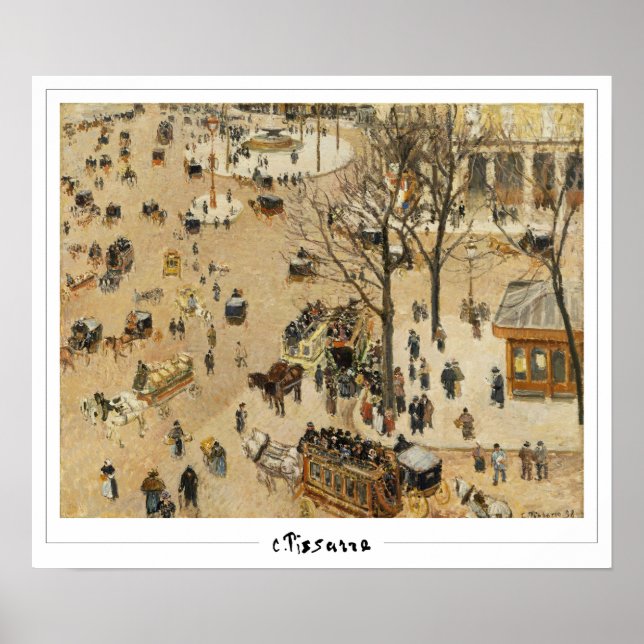 Camille Pissarro Zedign Art Poster #15-2 (Frente)