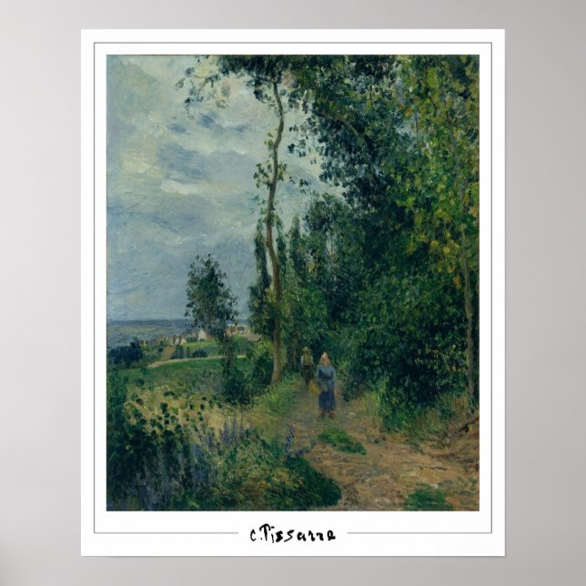 Camille Pissarro Zedign Art Poster #163 (Frente)