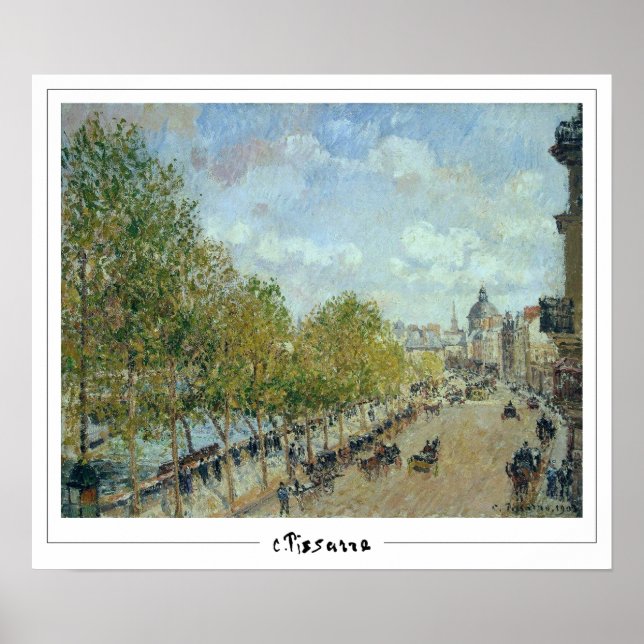 Camille Pissarro Zedign Art Poster #216-2 (Frente)