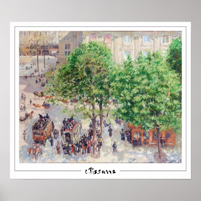 Camille Pissarro Zedign Art Poster #240-2 (Frente)